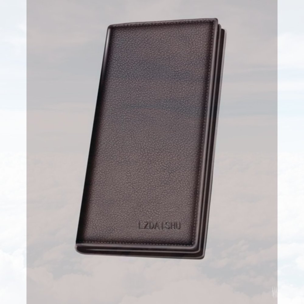 New Letter Embossed Long Wallet 187